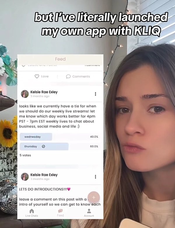 Creator: I literally launched my own app with KLIQ